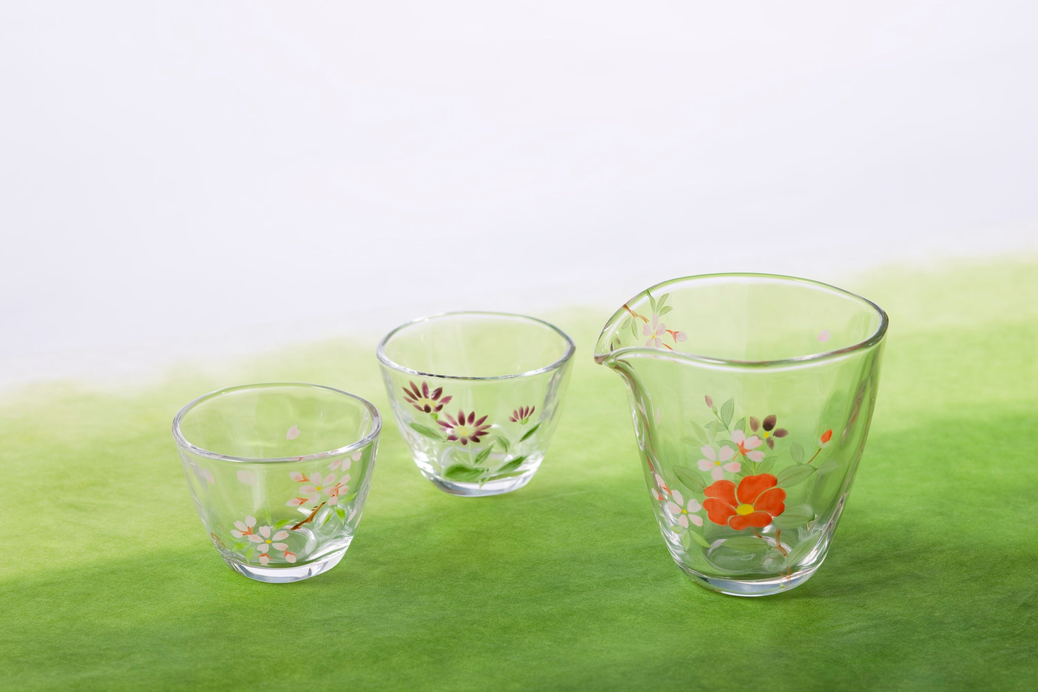 エミールガレ カメオ彫り 茶器 茶碗 ガラス 置物 花柄 朝顔 マルチカラー エミールガレ カメオ彫り 茶器 茶碗 ガラス 置物 花柄 朝顔